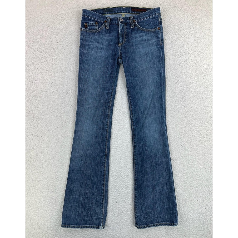 AG Adriano Goldschmied Bootcut Jeans Womens 27 Blue Medium Wash Low Rise Stretch